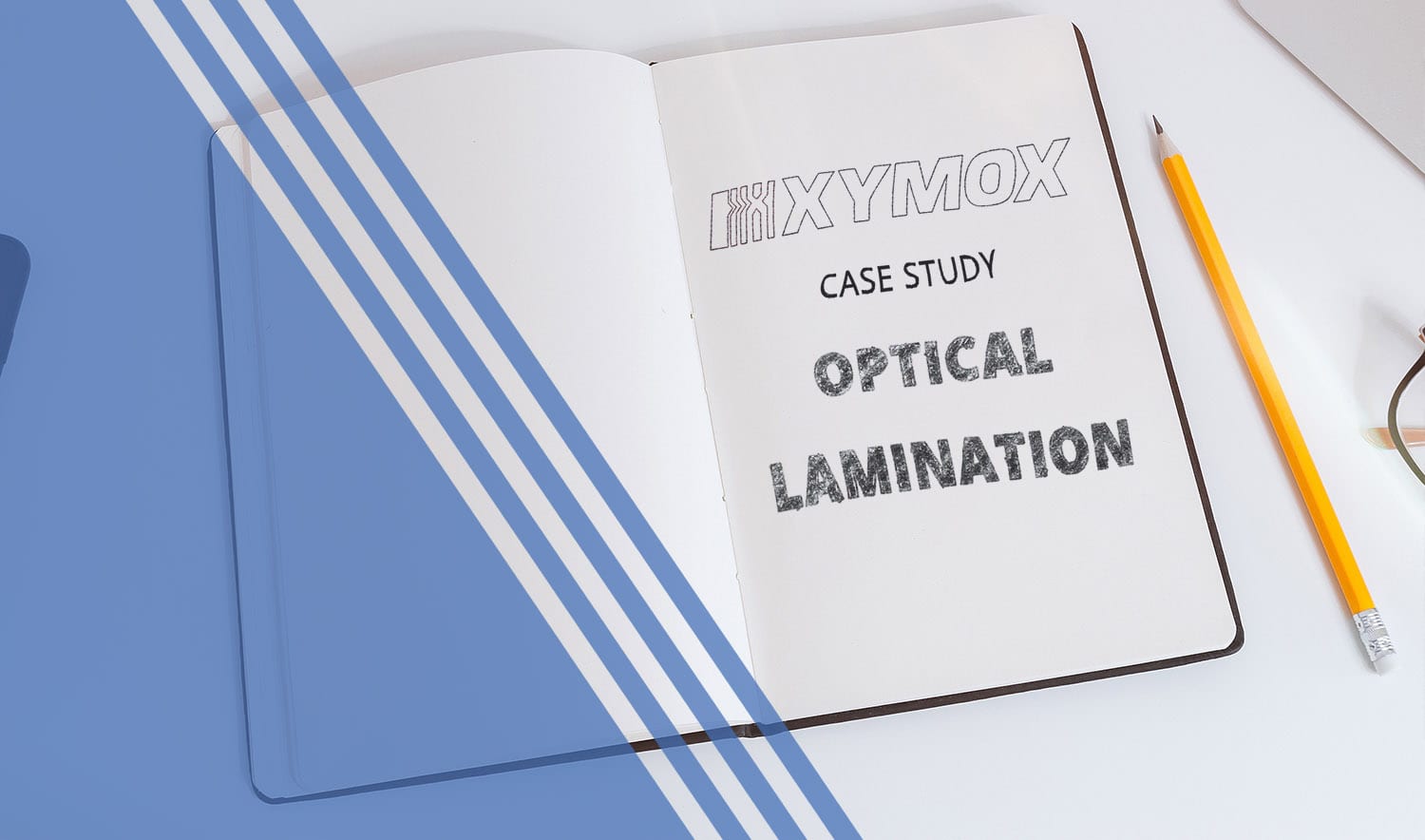 Xymox case study graphic pertaining to Optical Lamination